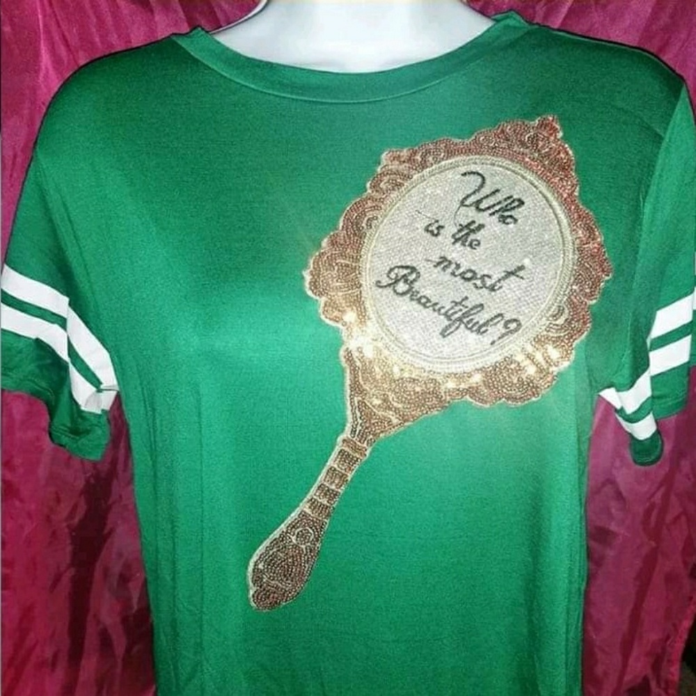 Virtuous Diva Fashion Applique fashion shirt